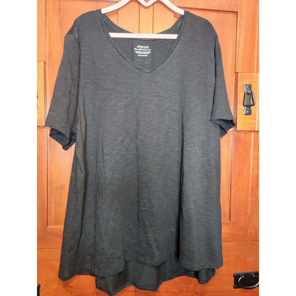 3 Pack of T-Shirts by Chico's & D&Co. Black, Blue, and Off-White Womens Size 2XL - Picture 2 of 13